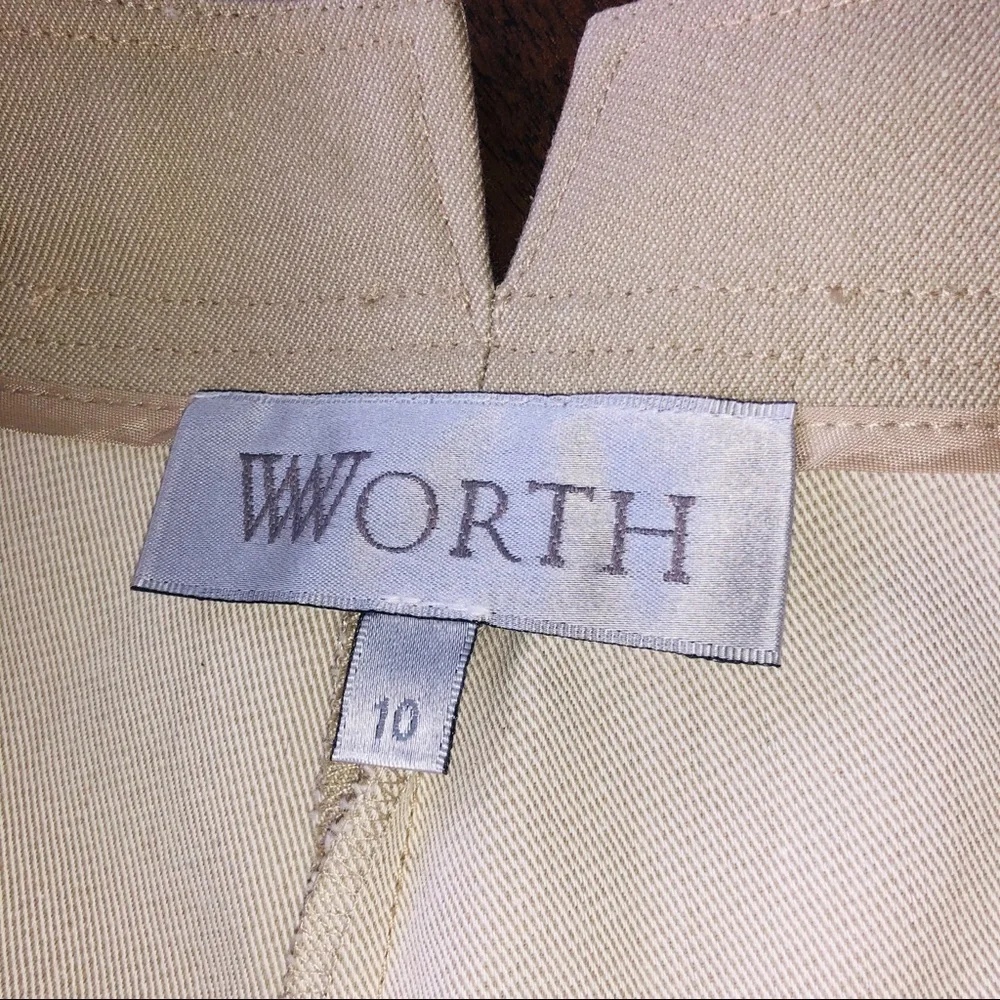 Worth Collection Tan Pants size 10